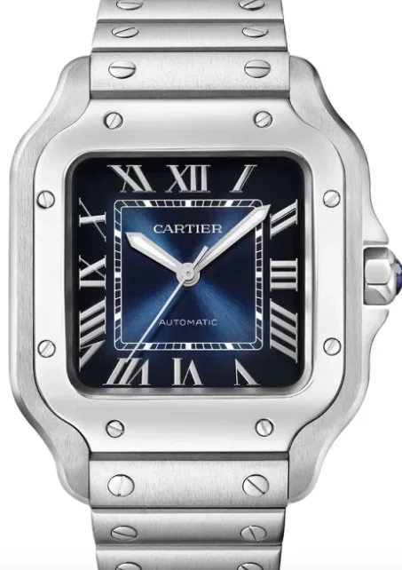 Cartier Santos Blue Dial